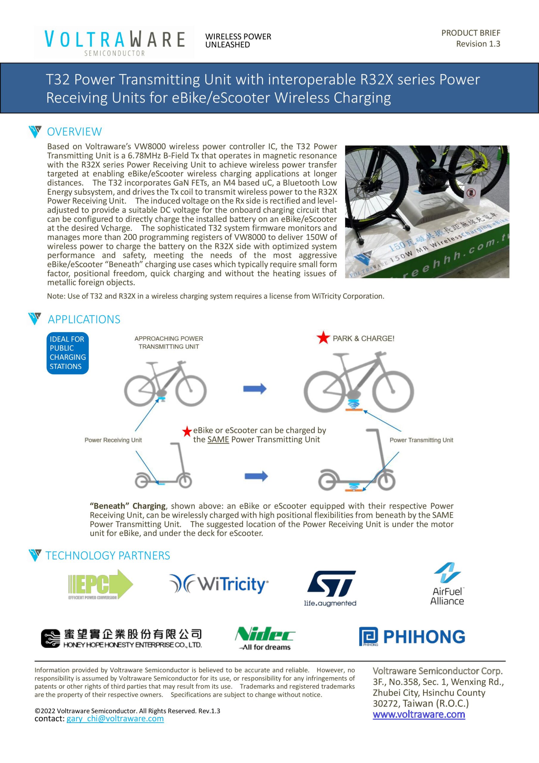 eBike Wireless Charging Product Brief Rev1_3 1pg